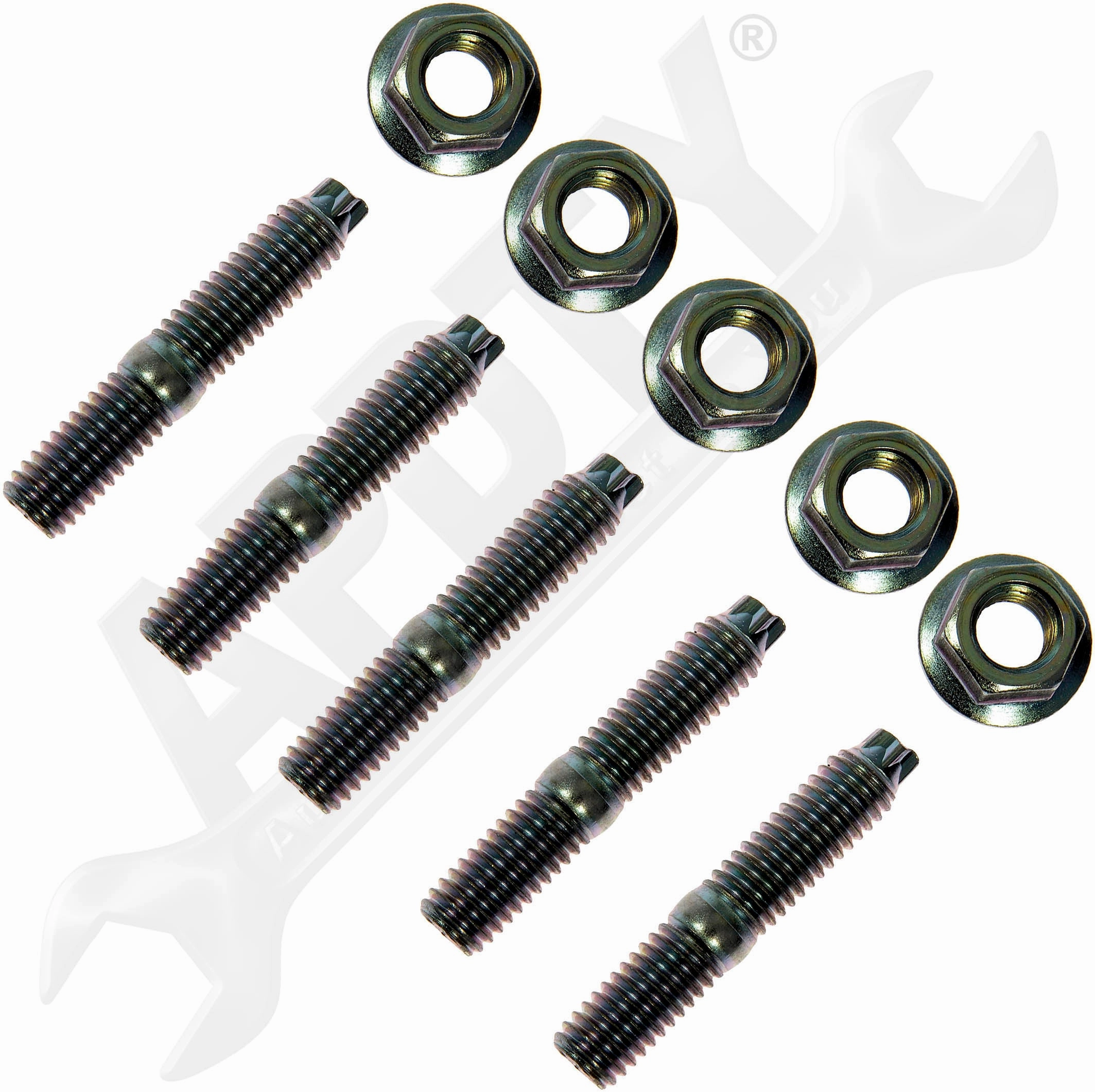 APDTY 161907 Exhaust Manifold Hardware Kit