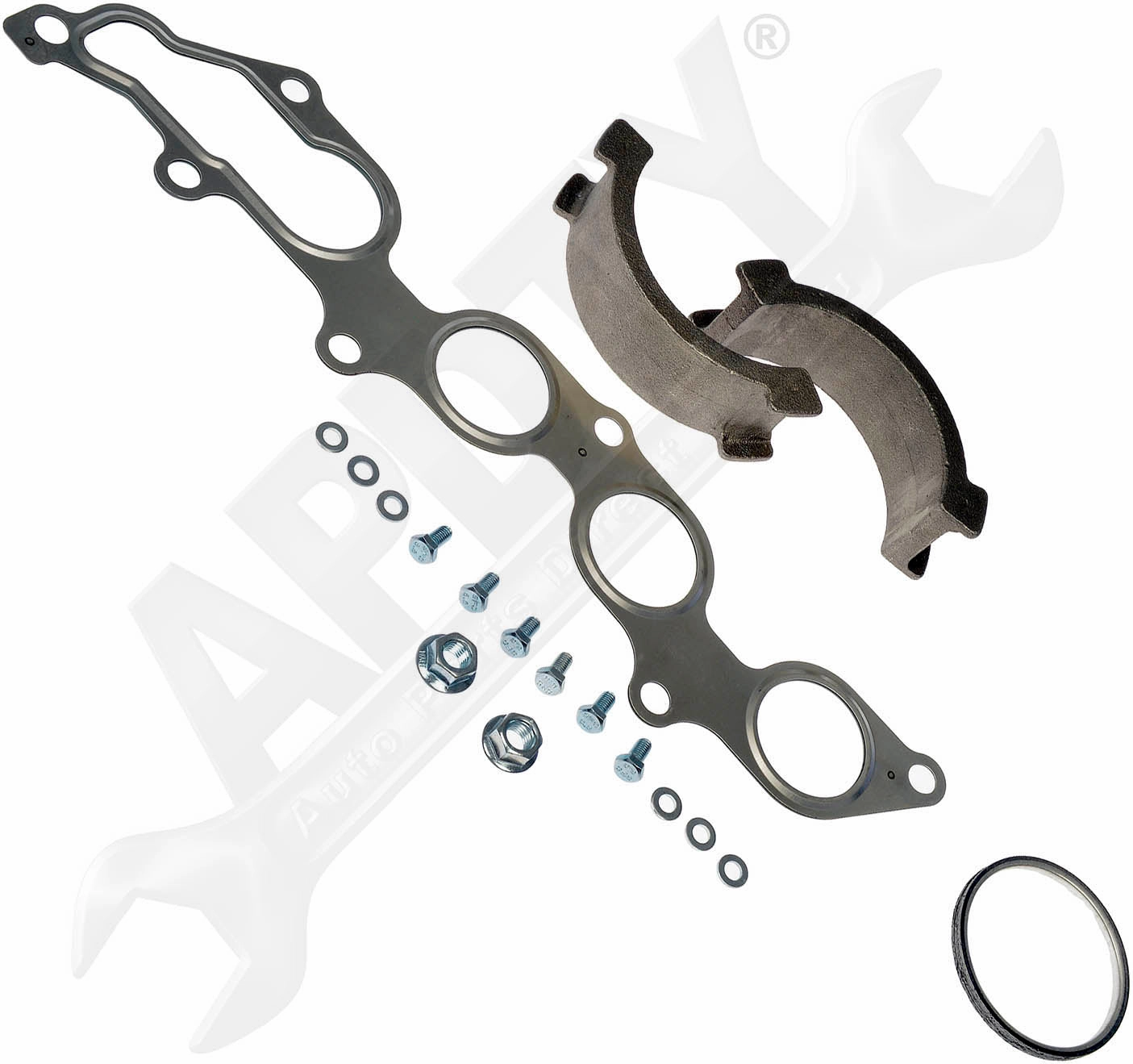 APDTY 162738 Catalytic Converter with Exhaust Manifold - Not CARB Compliant