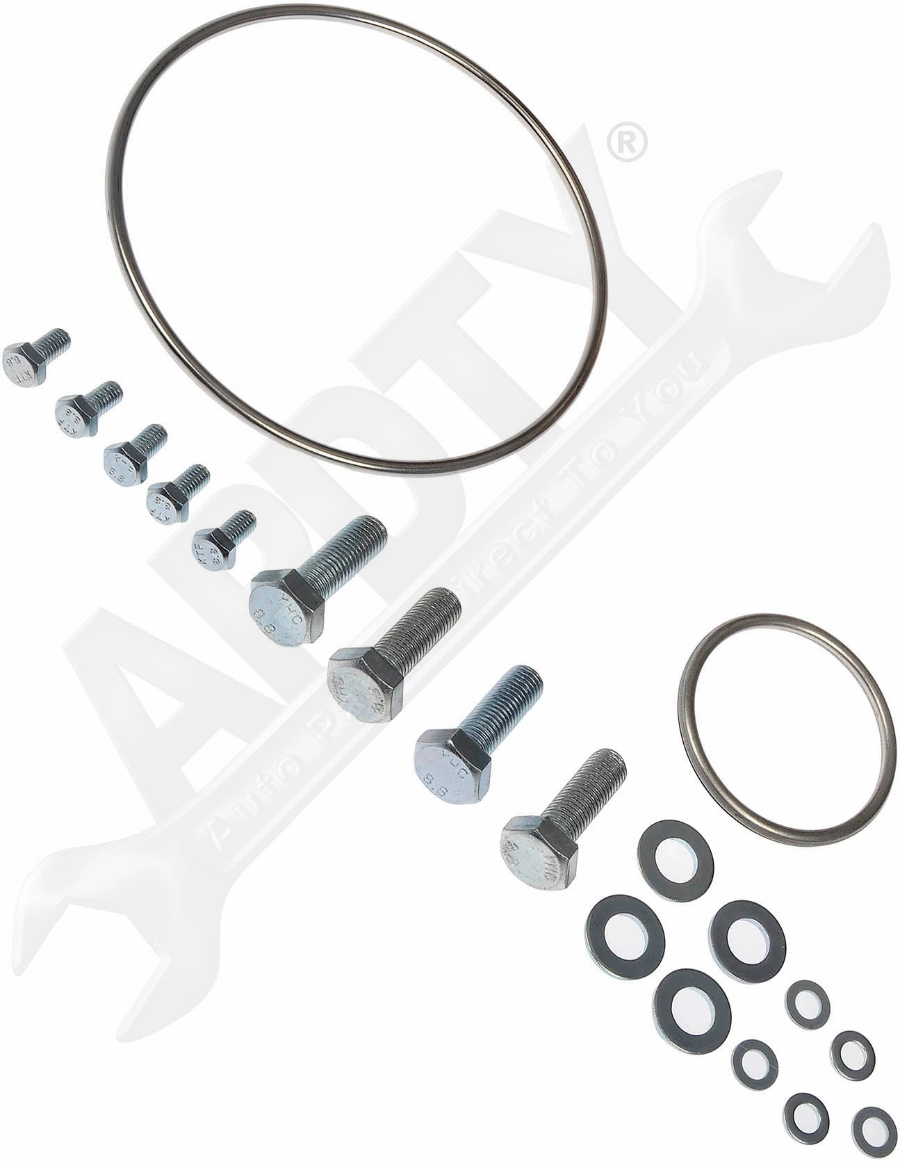 APDTY 162739 Exhaust Manifold Converter - CARB Compliant