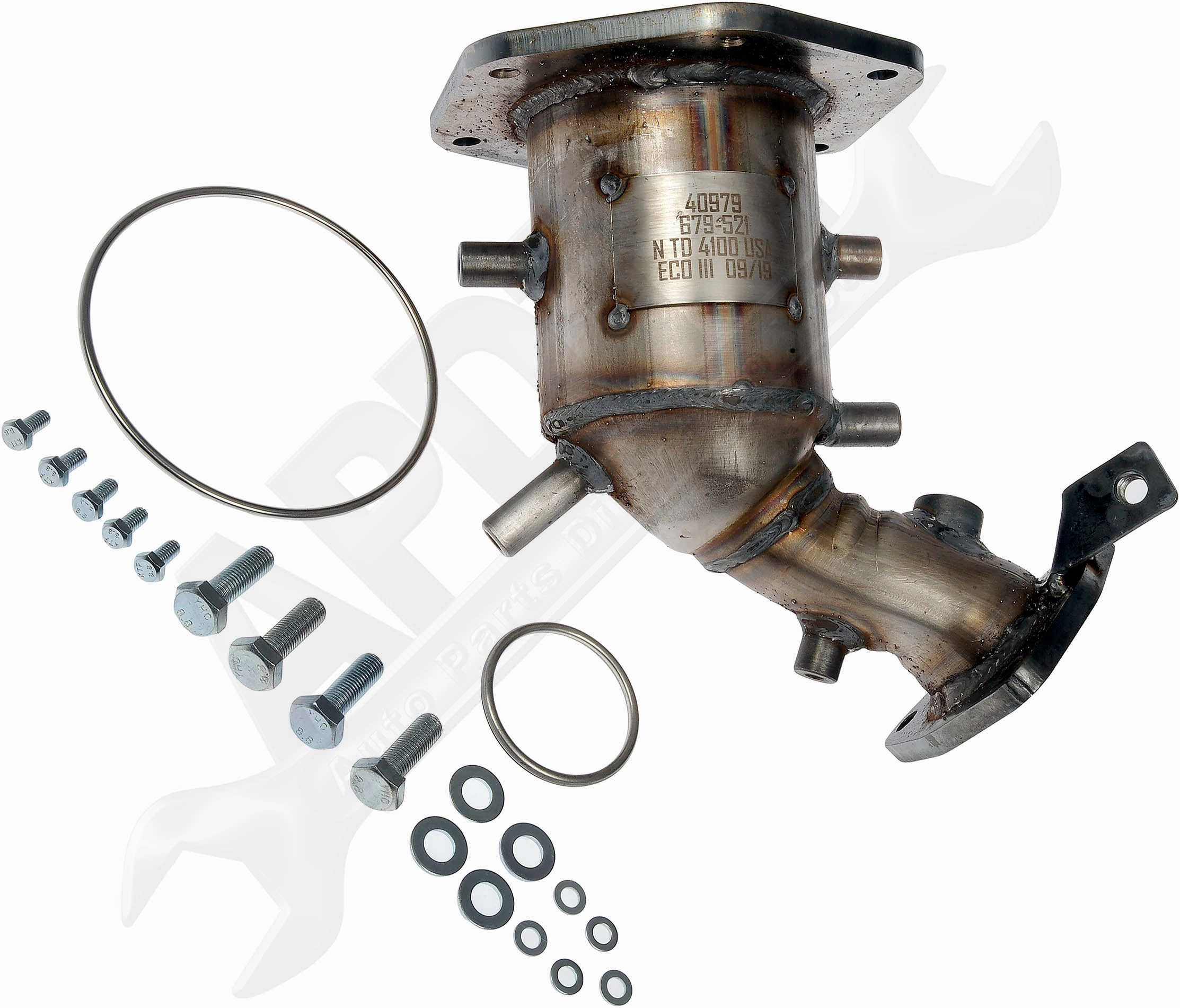 APDTY 162739 Exhaust Manifold Converter - CARB Compliant