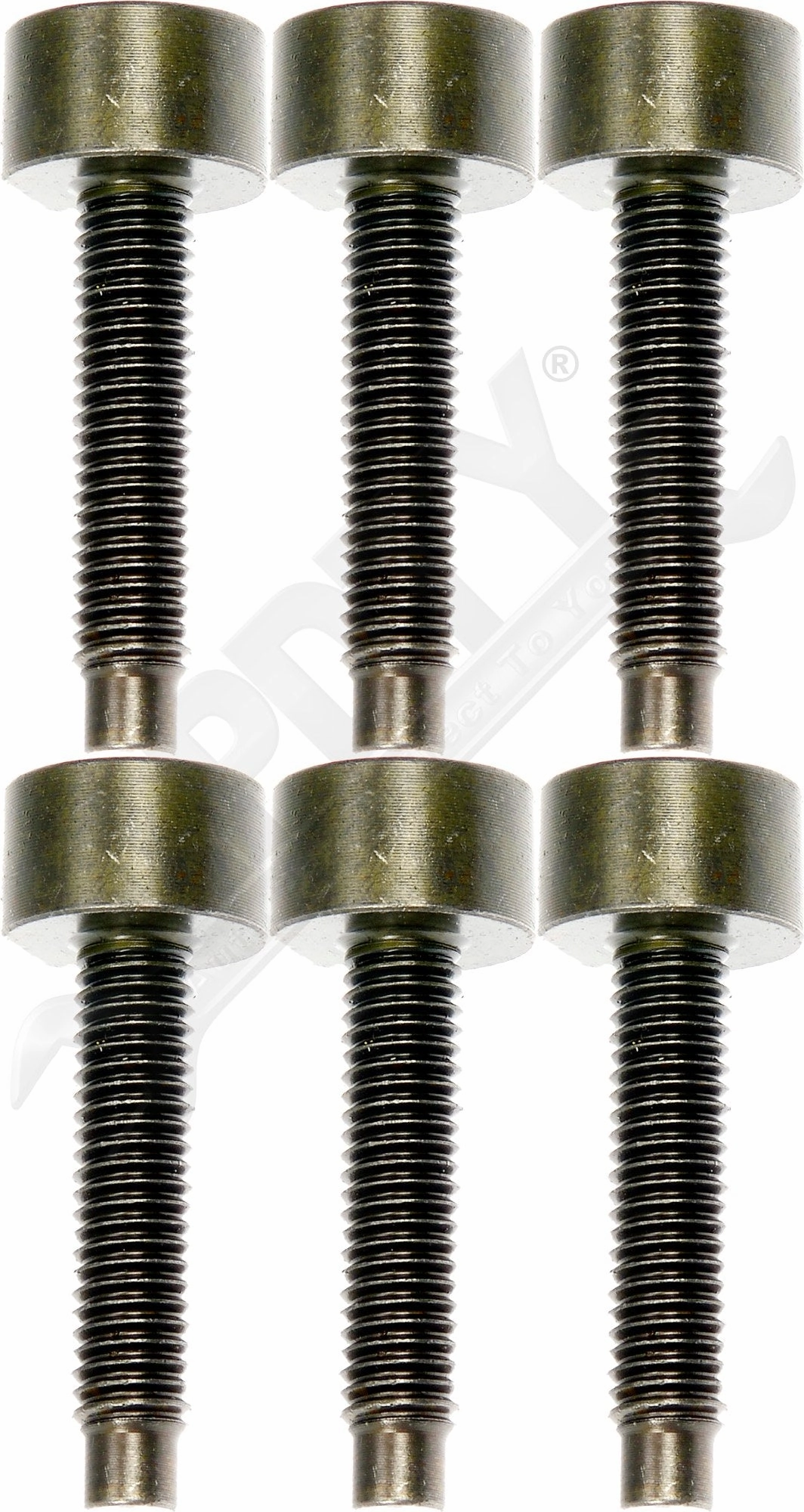 APDTY 163302 Turbo To Exhaust Manifold Mounting Bolt Set; 3.5L (Pack Of 6)