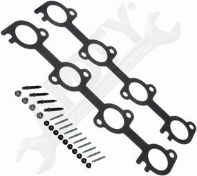 APDTY 163323 Exhaust Manifold Hardware And Gasket Kit