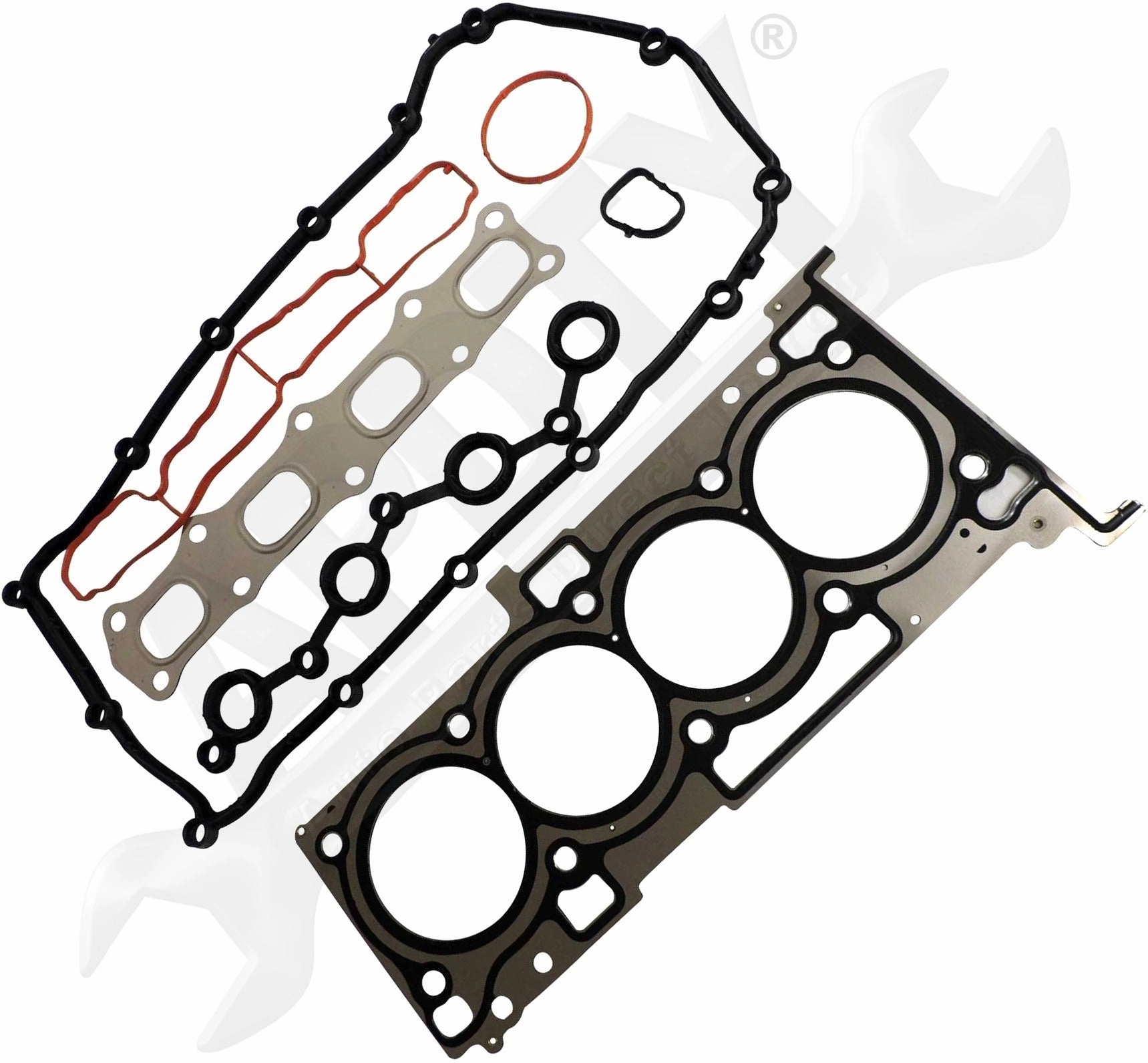 APDTY 173050 Engine Gasket Set; Upper; 2.4L L4 Engines; Replaces 5189956AB