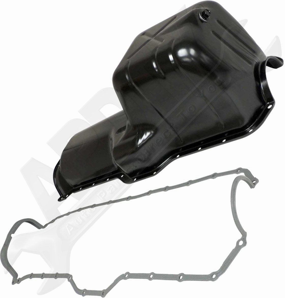 APDTY 173185 Engine Oil Pan & Gasket Kit; 4.0L L6 Jeep Models; Replace 53010340K