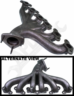 APDTY 88890560 Exhaust Manifold Cast Iron Assembly For Select 4.2L V6 Engines
