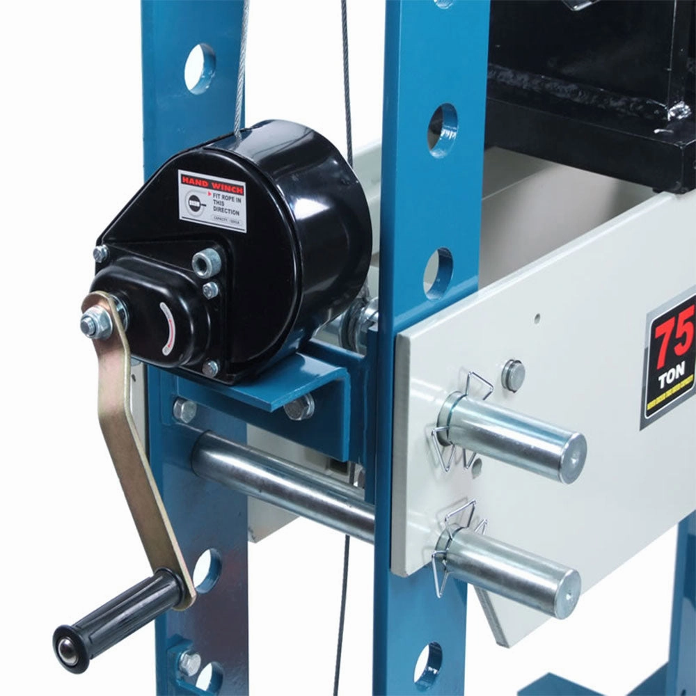 Baileigh 1004859 HSP-75A 75 Ton Air operated H-Frame Press