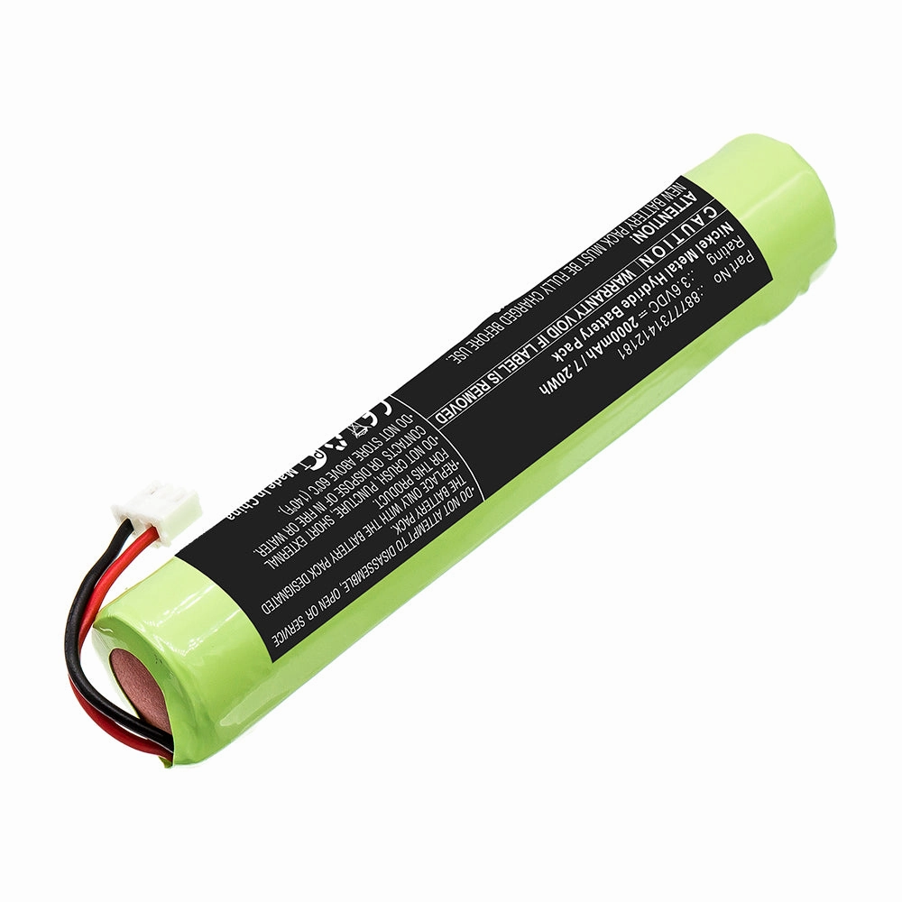 Batteries N Accessories BNA-WB-H11848 Vacuum Cleaner Battery - Ni-MH, 3.6V, 2000mAh, Ultra High Capacity - Replacement for Hurricane 8877731412181 Battery
