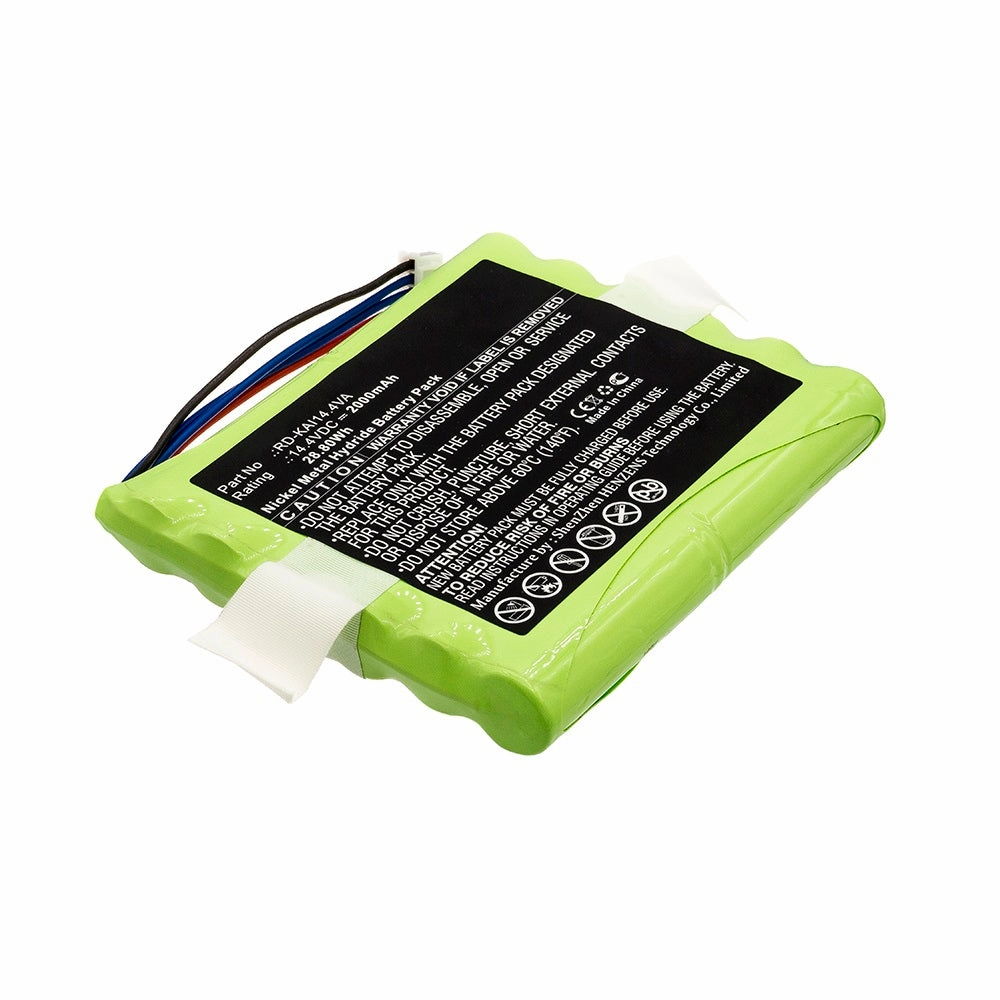 Batteries N Accessories BNA-WB-H12891 Vacuum Cleaner Battery - Ni-MH, 14.4V, 2000mAh, Ultra High Capacity - Replacement for Kaily RD-KAI14.4VA Battery