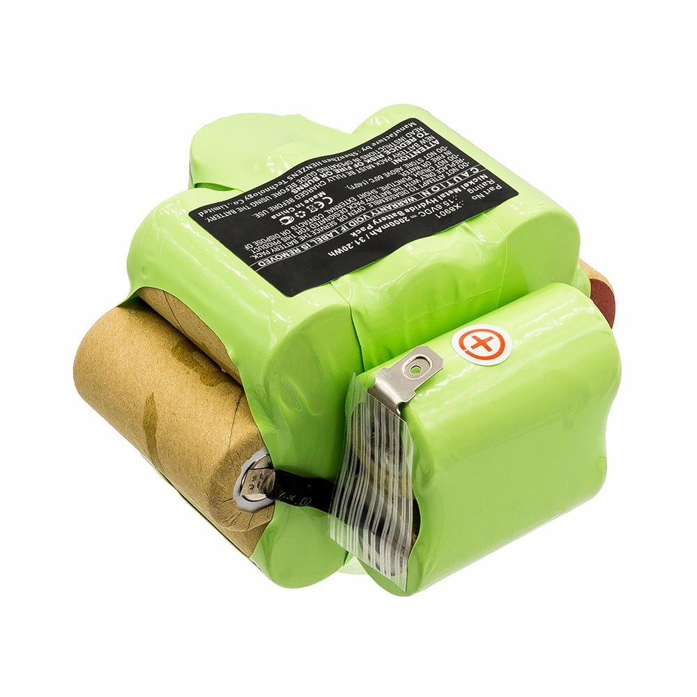 Batteries N Accessories BNA-WB-H13846 Vacuum Cleaner Battery - Ni-MH, 15.6V, 2000mAh, Ultra High Capacity - Replacement for Shark X8901 Battery