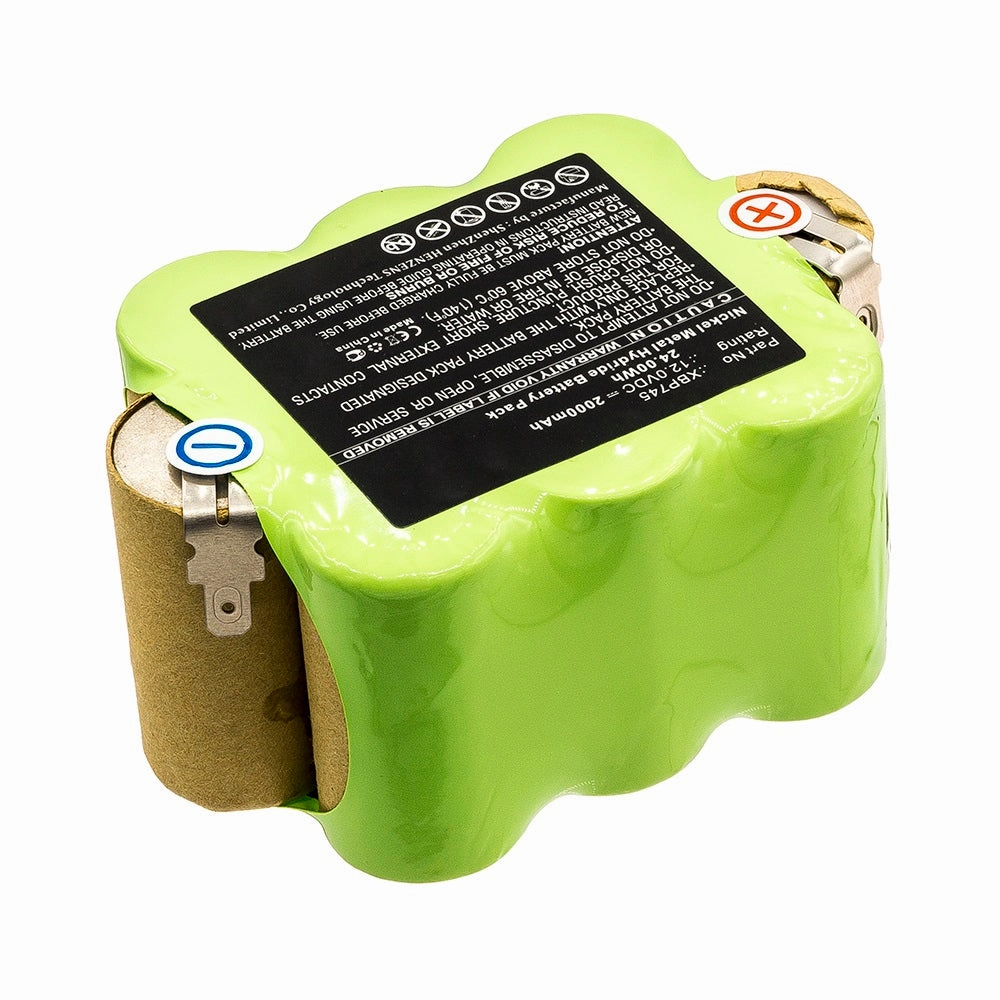 Batteries N Accessories BNA-WB-H13855 Vacuum Cleaner Battery - Ni-MH, 12V, 2000mAh, Ultra High Capacity - Replacement for Shark XBP745 Battery