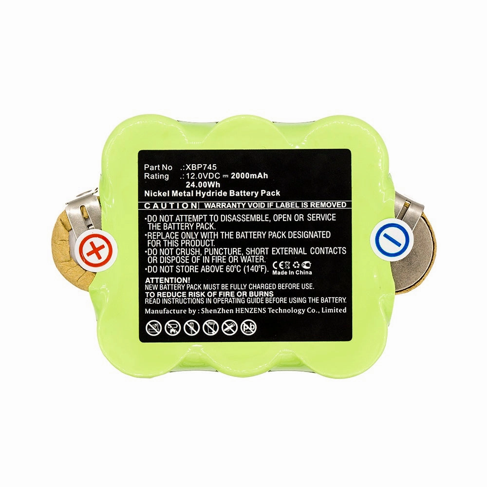 Batteries N Accessories BNA-WB-H13855 Vacuum Cleaner Battery - Ni-MH, 12V, 2000mAh, Ultra High Capacity - Replacement for Shark XBP745 Battery