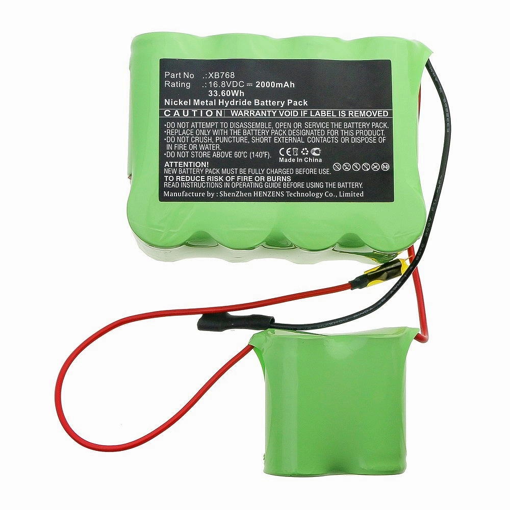 Batteries N Accessories BNA-WB-H13856 Vacuum Cleaner Battery - Ni-MH, 16.8V, 2000mAh, Ultra High Capacity - Replacement for Shark XB768 Battery