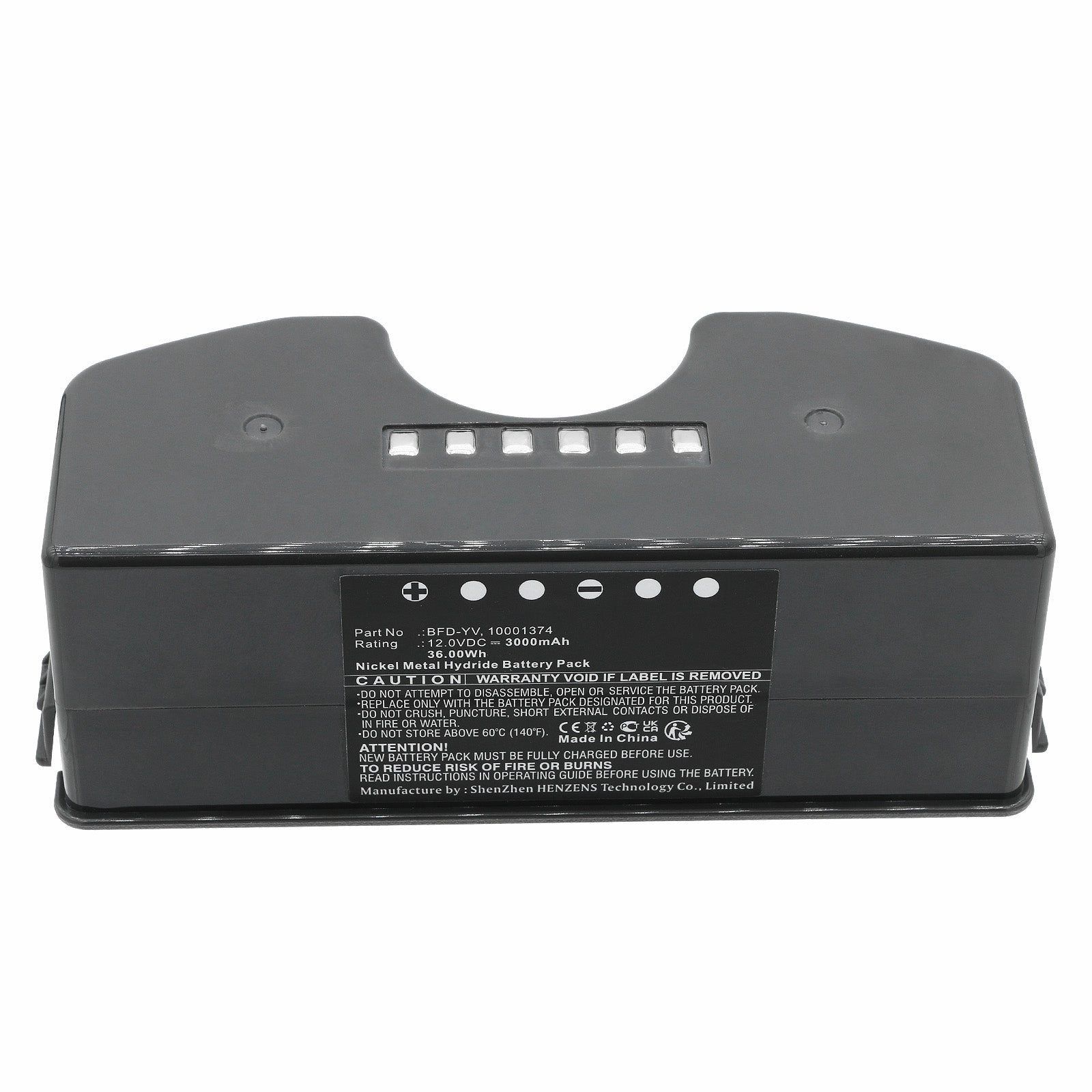 Batteries N Accessories BNA-WB-H18407 Vacuum Cleaner Battery - Ni-MH, 12V, 3000mAh, Ultra High Capacity - Replacement for Ecovacs BFD-YV Battery