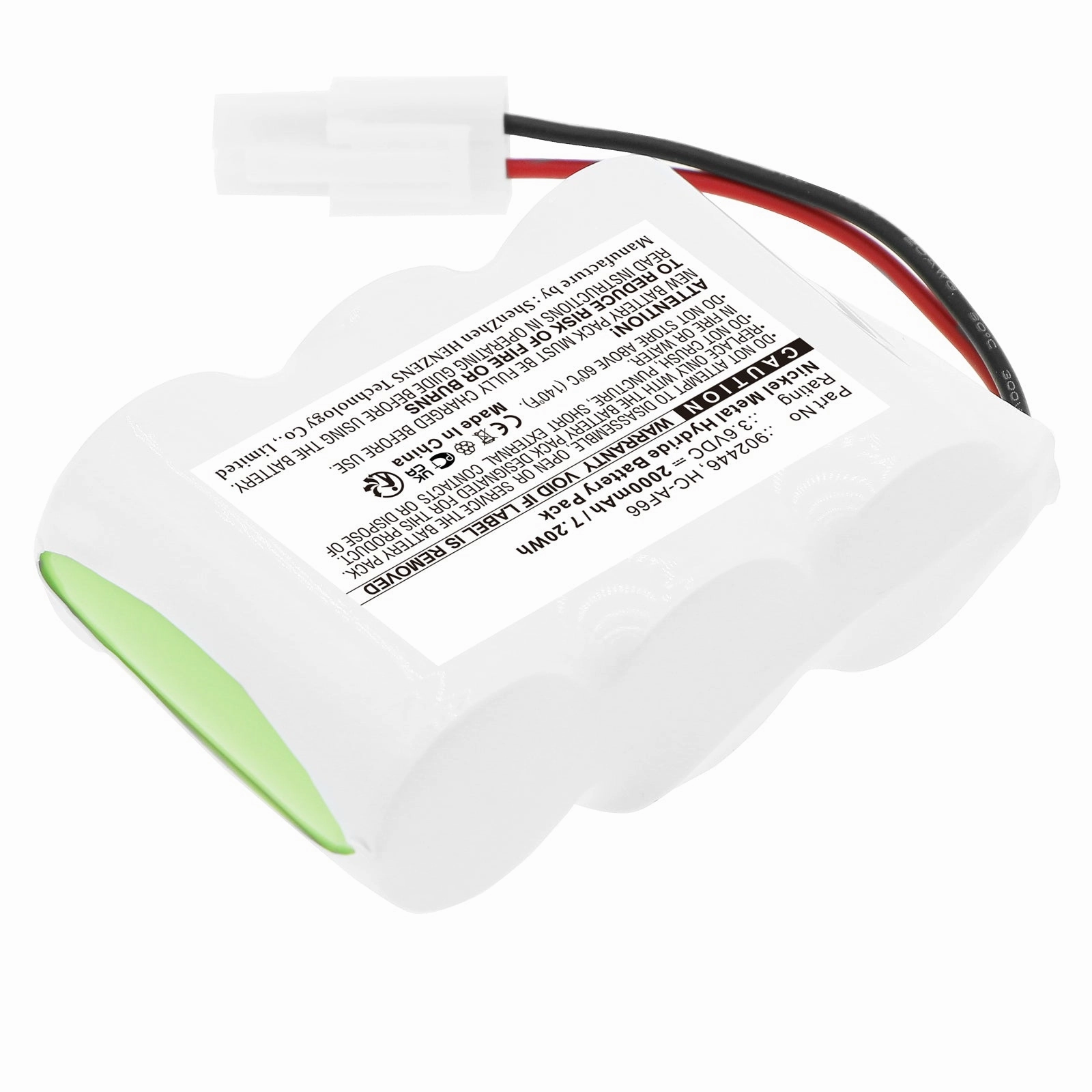 Batteries N Accessories BNA-WB-H18531 Vacuum Cleaner Battery - Ni-MH, 3.6V, 2000mAh, Ultra High Capacity - Replacement for Twinbird HC-AF66 Battery