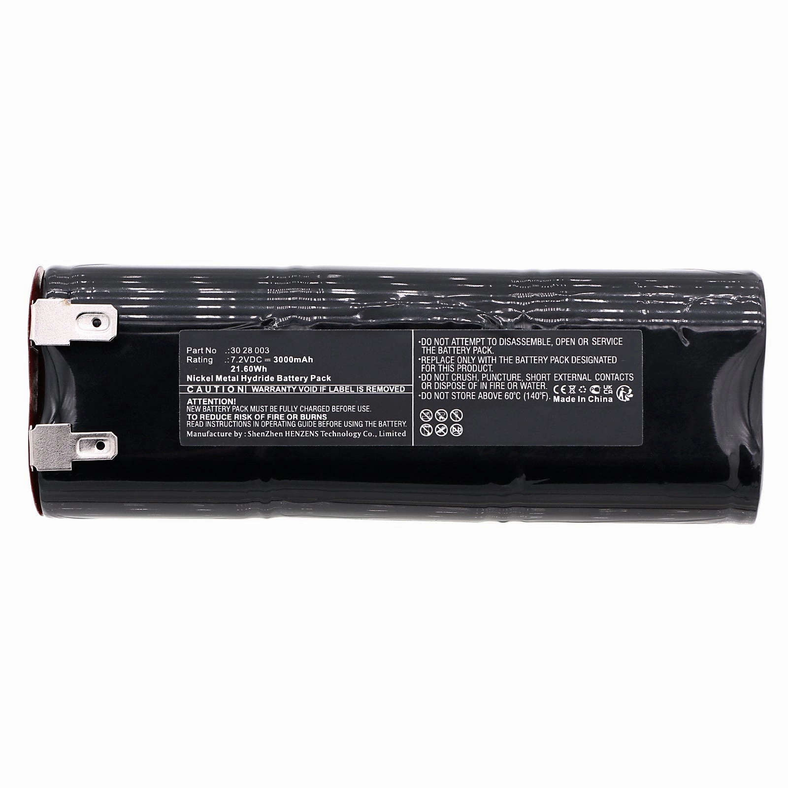 Batteries N Accessories BNA-WB-H18859 Vacuum Cleaner Battery - Ni-MH, 7.2V, 3000mAh, Ultra High Capacity - Replacement for Fakir 30 27 003, 30 28 003 Battery
