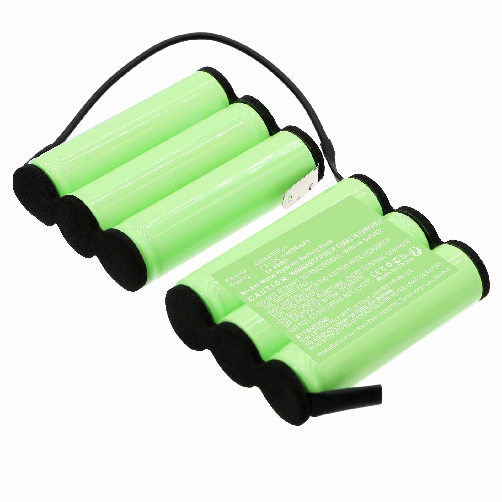Batteries N Accessories BNA-WB-H19469 Vacuum Cleaner Battery - Ni-MH, 7.2V, 2000mAh, Ultra High Capacity - Replacement for AEG F692864 Battery