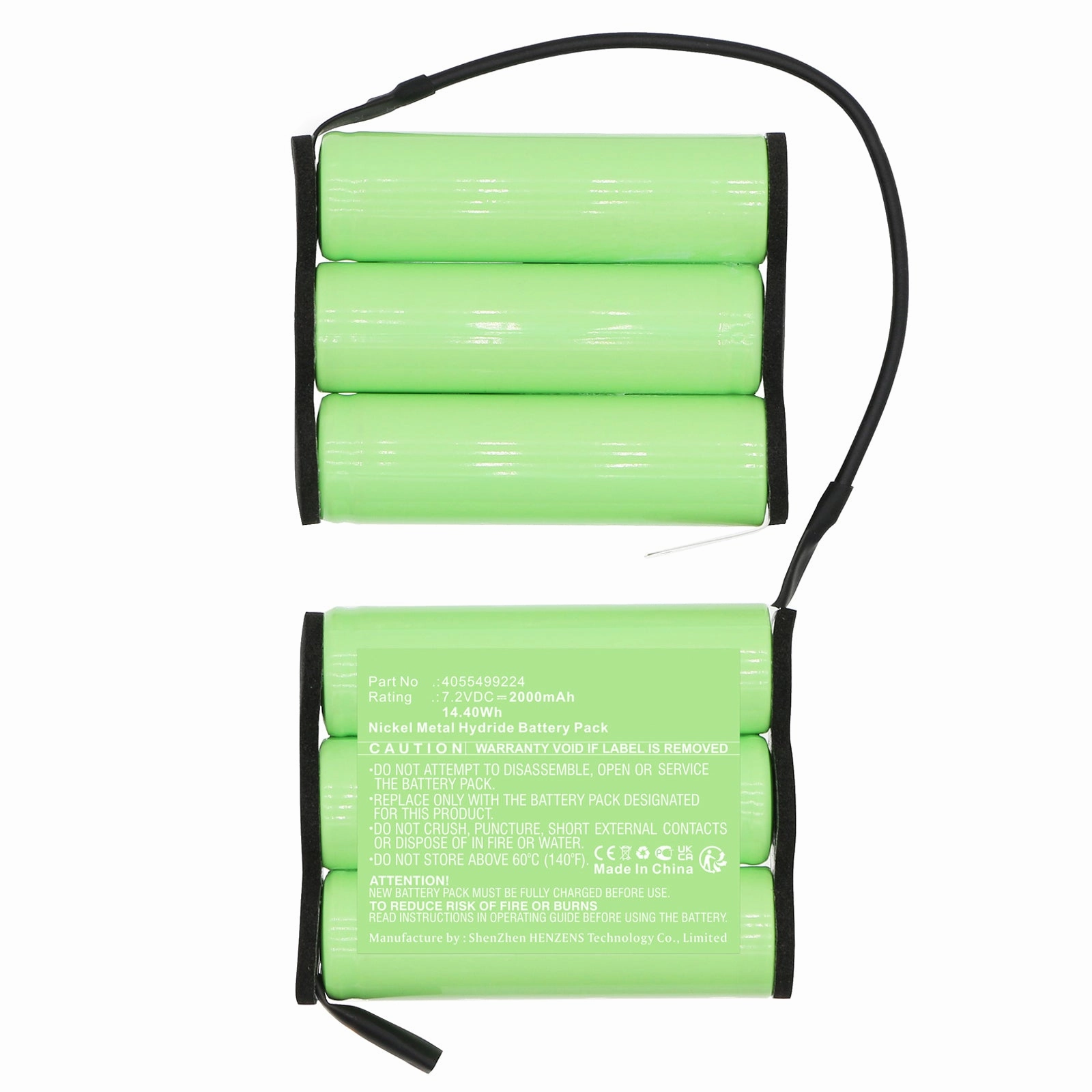Batteries N Accessories BNA-WB-H19469 Vacuum Cleaner Battery - Ni-MH, 7.2V, 2000mAh, Ultra High Capacity - Replacement for AEG F692864 Battery