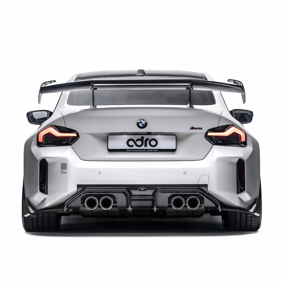 BMW G87 M2 AT-R3 Dry Carbon Fiber Swan Neck Wing 2020 