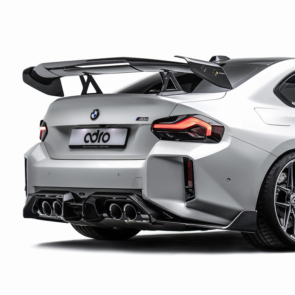 BMW G87 M2 AT-R3 Dry Carbon Fiber Swan Neck Wing 2020 