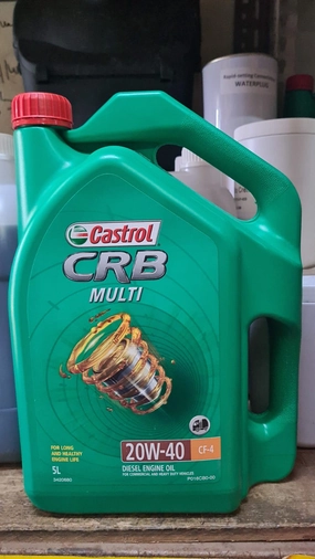 Castrol Engine Oil Crb20W40-5Liters For Diesel Engine Use | Model : OIL-C4005