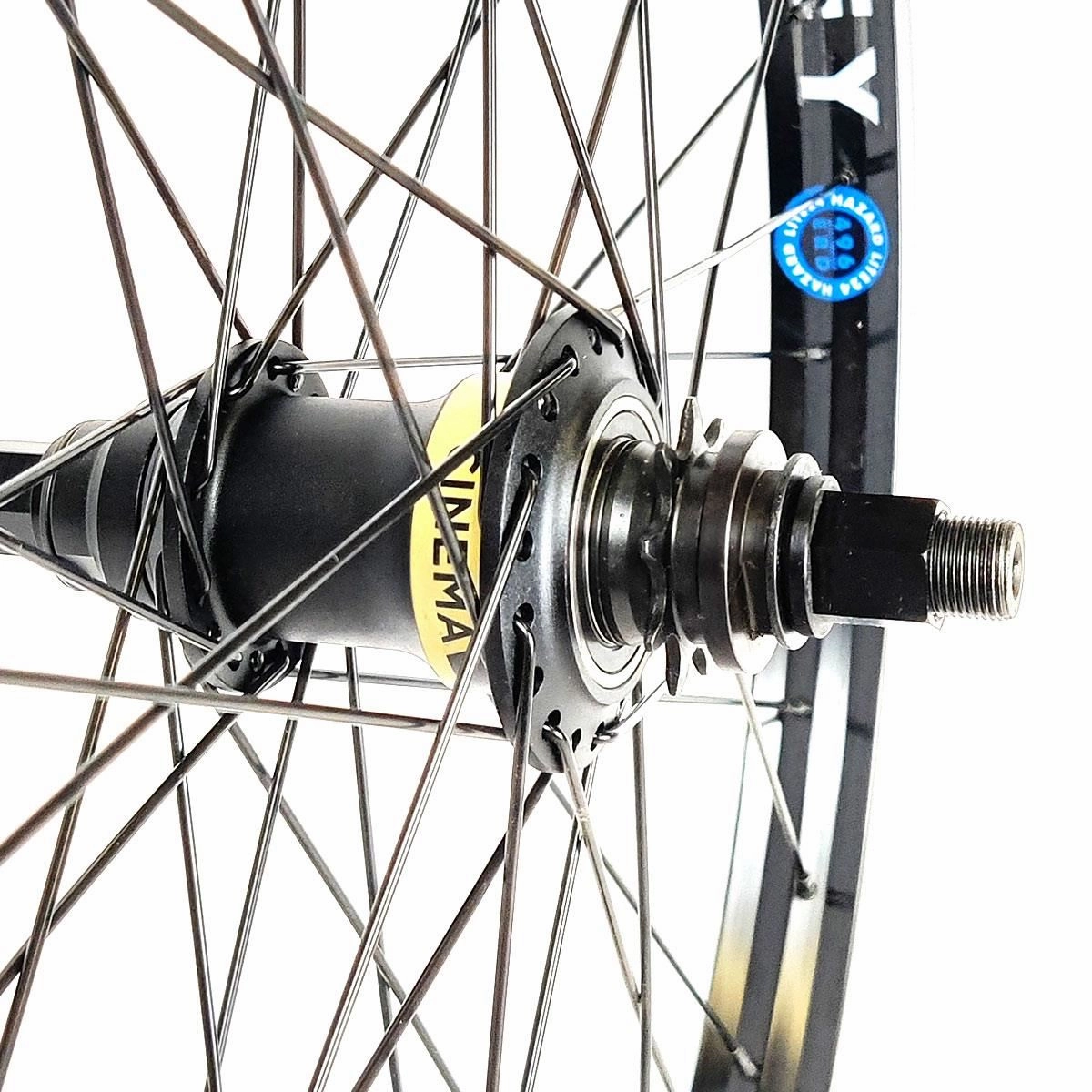 Cinema FX Freecoaster / Odyssey Hazard 24" Custom Rear Wheel - Black