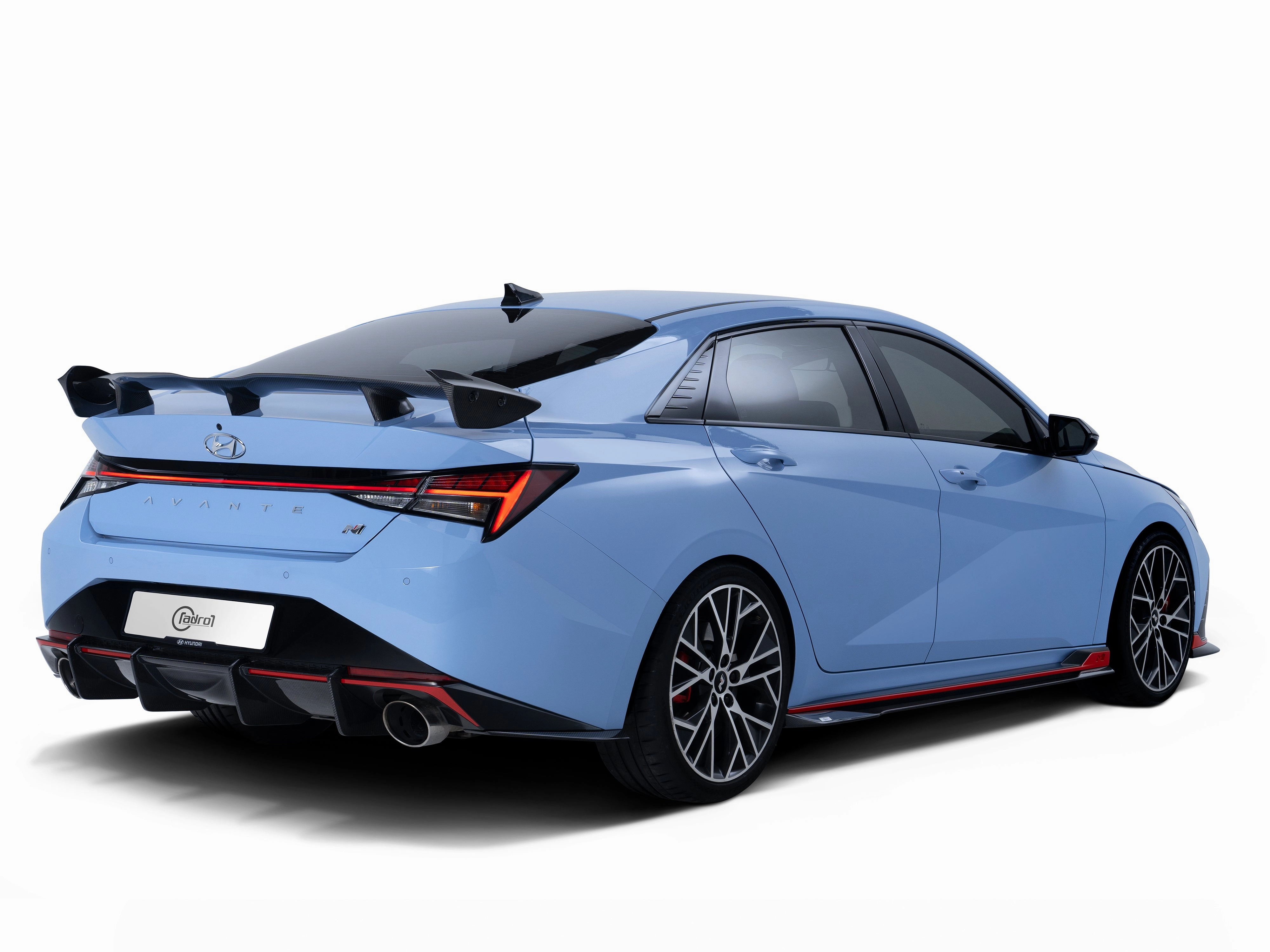 Hyundai Elantra N i30 N Sedan Carbon Fiber Spoiler 2021 
