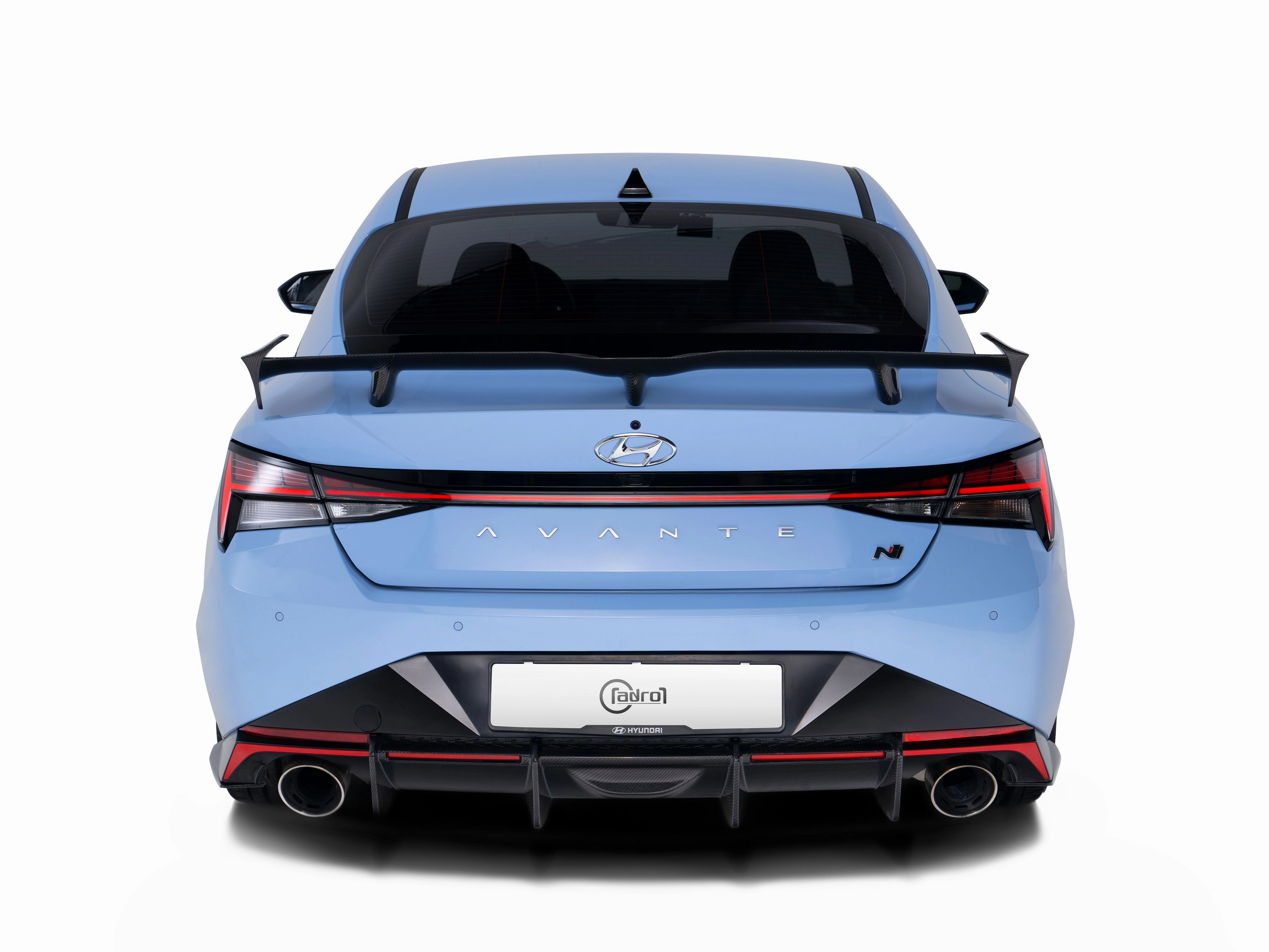 Hyundai Elantra N i30 N Sedan Carbon Fiber Spoiler 2021 
