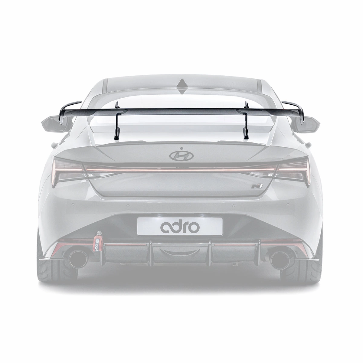 Hyundai i30 Sedan / Elantra N AT-R1 Swan Neck GT Wing 2021 