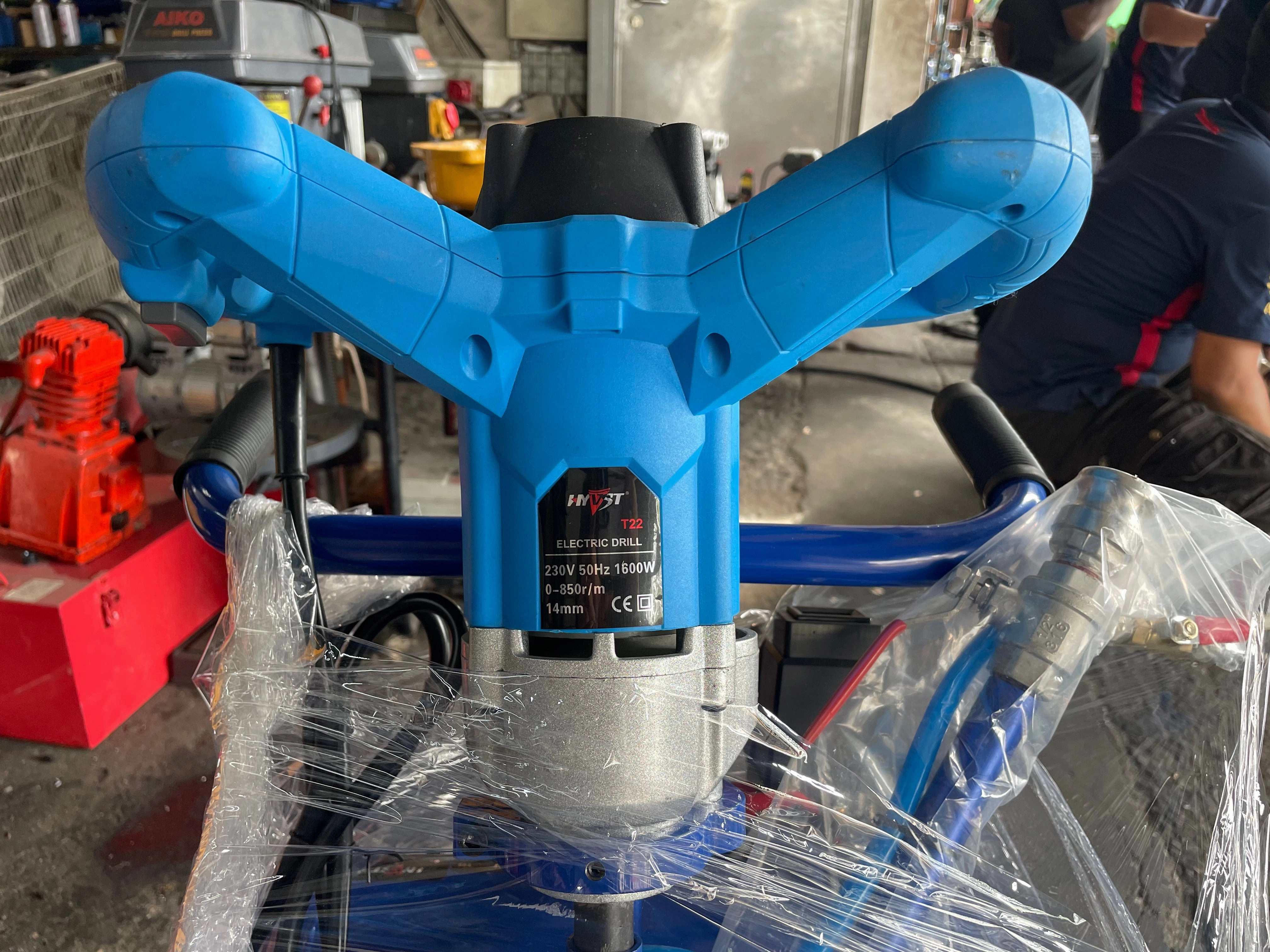 HYVST T22 Grout Pump And Cement Spray 850W 230V 50HZ (Comes With 5m Hose) | Model: CS-T22