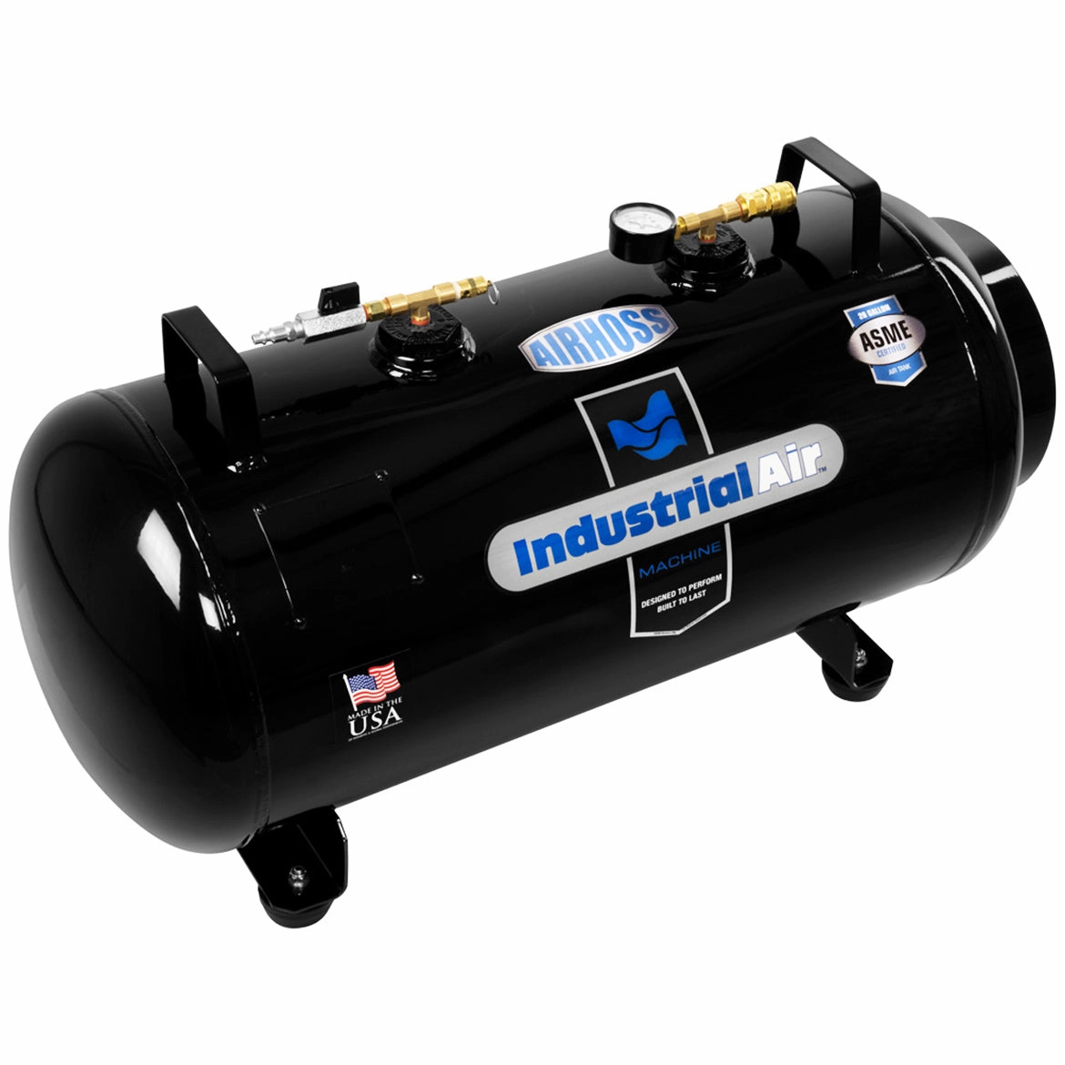 Industrial Air IT20ASME 20 Gallon 175-PSI Vertical/Horizontal Air Receiver Tank
