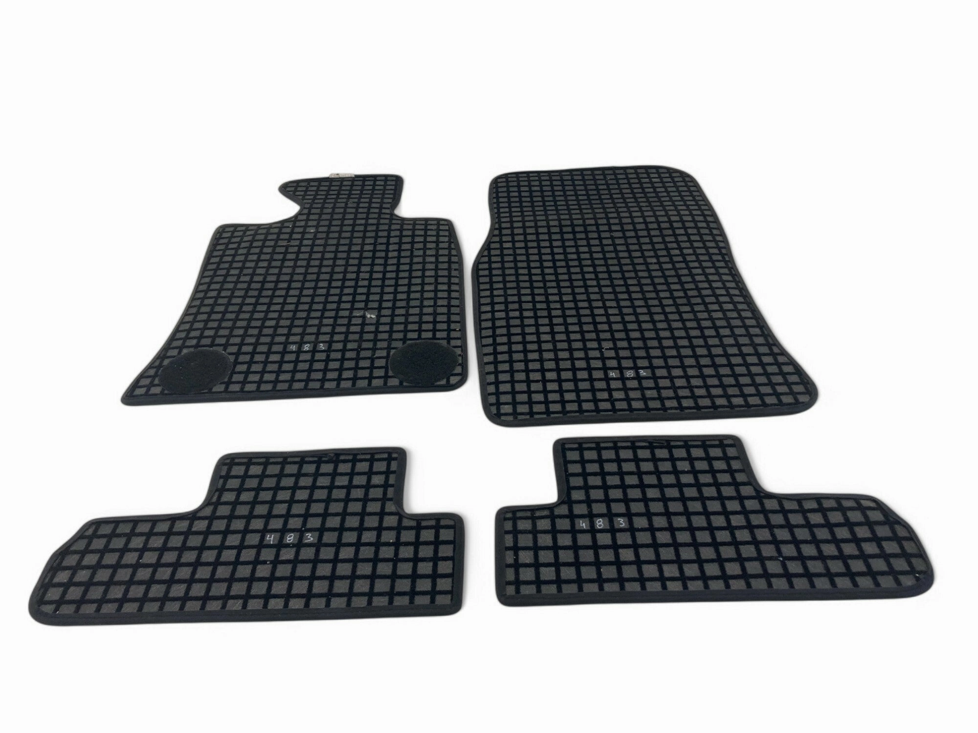Mini Cooper Floormats Set Carpet Black OEM 51477345147 2009-2015 R57 483