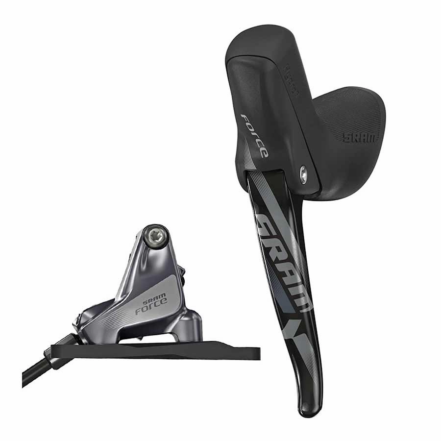 SRAM Force CX1 Shifter Left, Hydraulic road disc brake, Flat Mount Caliper, Front