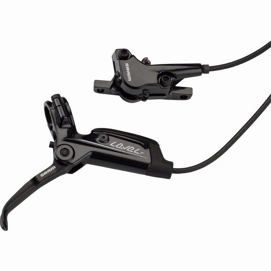 SRAM Level T Disc Brake Caliper and Lever - Rear, Hydraulic, Post Mount, Black, A1