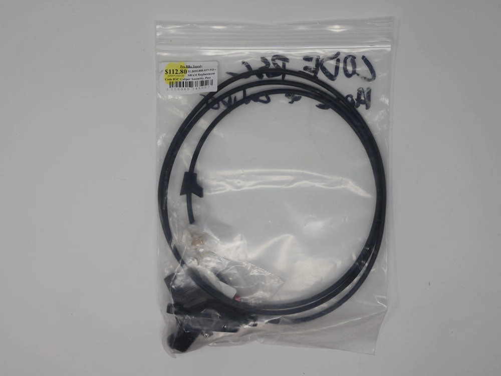 SRAM Replacement Code R/RSC Caliper Assembly, Fits Guide RE, Post Mount (non-CPS), Front/Rear, Diffusion Black - Open Box, New