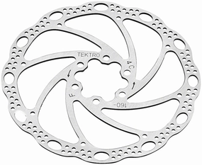 Tektro TR160-22 Disc Rotor - 160mm 6-Bolt Silver