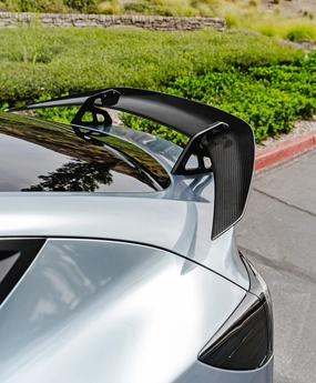 Tesla Model Y Dry Carbon Fiber AT-S Swan Neck Wing 2022 