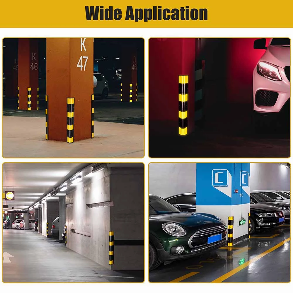 TheLAShop 2pcs Rubber Corner Guards Wall Protector 31 1/8"H Round