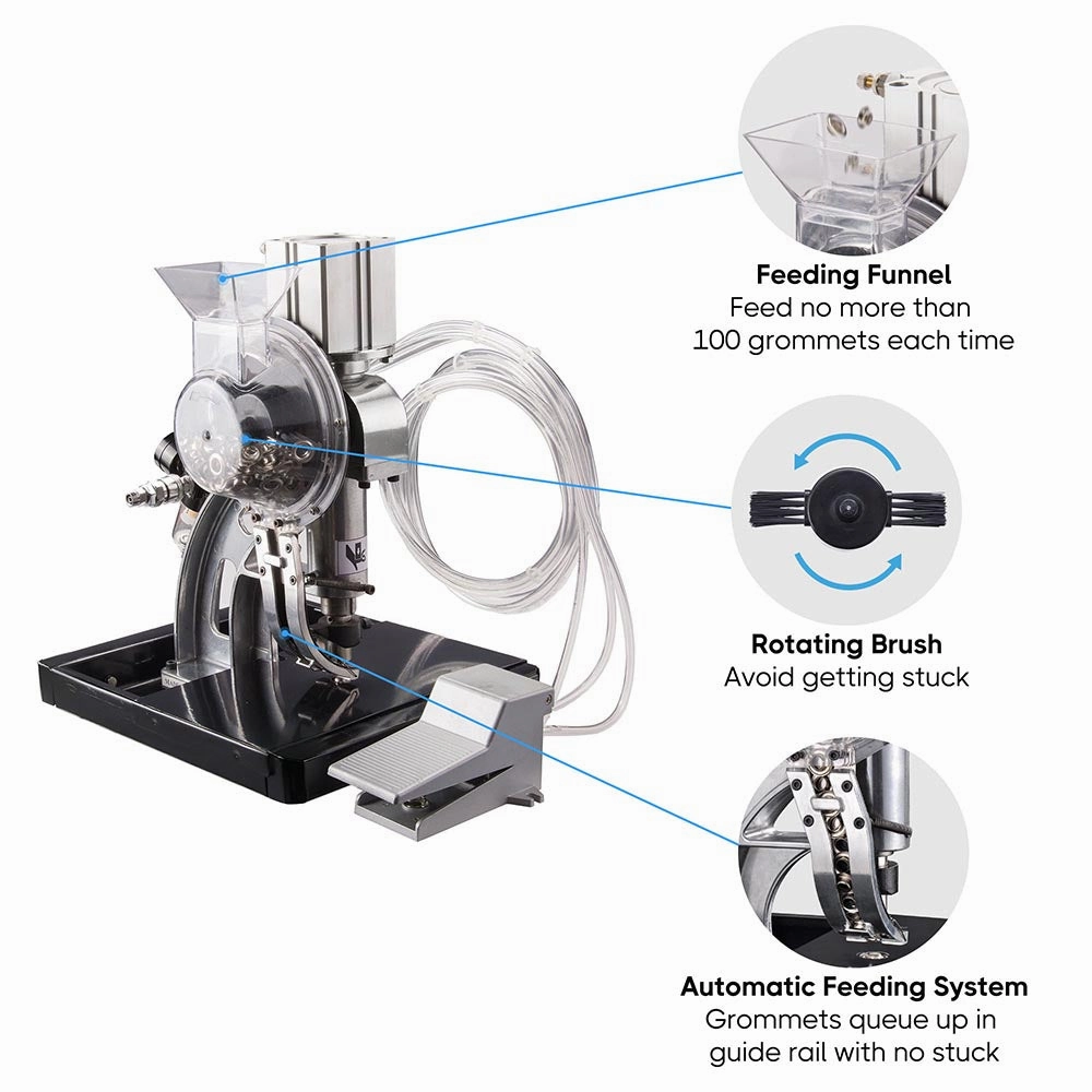 TheLAShop Pneumatic Grommet Machine #2 4000 Grommets