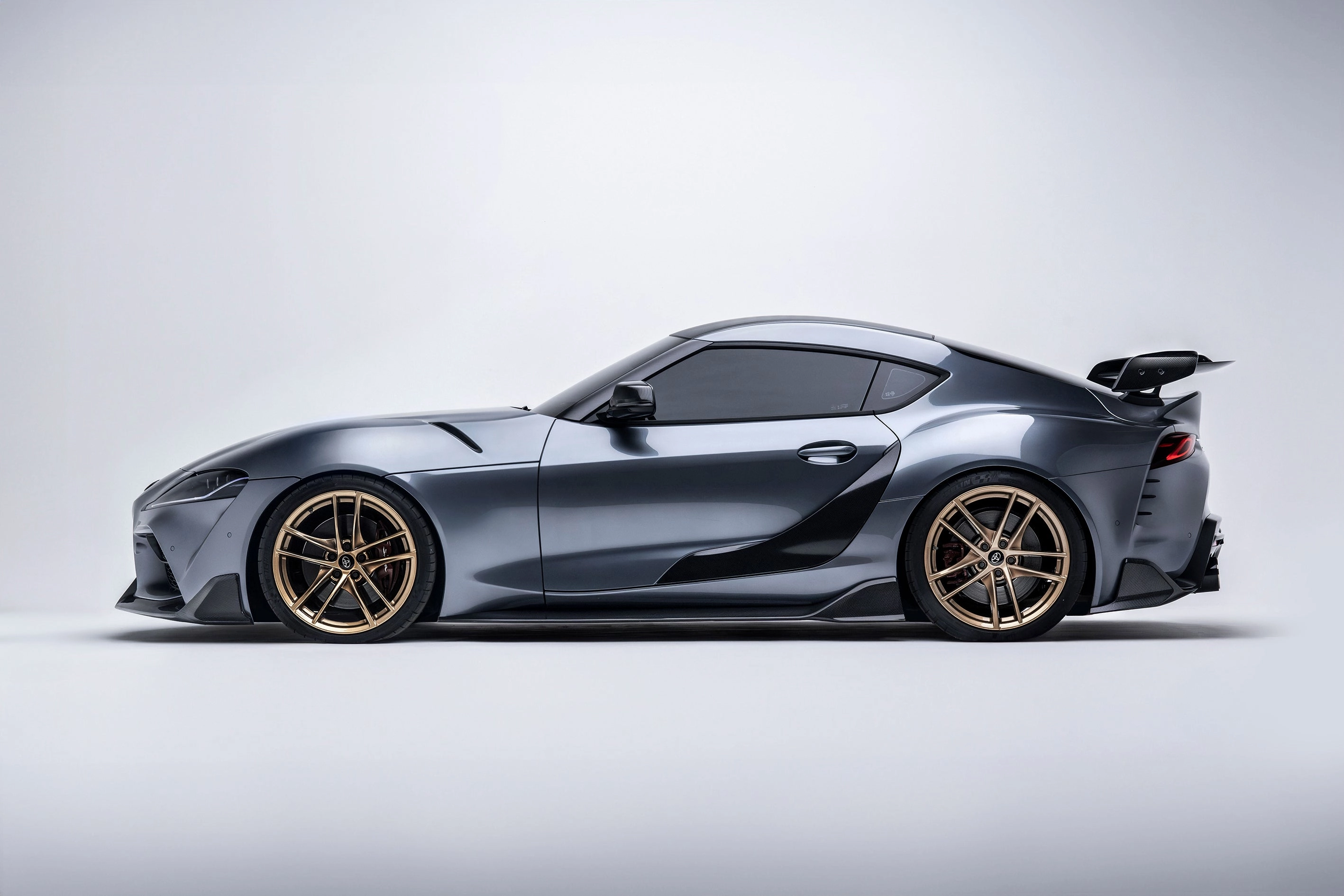 Toyota GR Supra A90 Carbon Fiber AT-R2 Swan Neck Wing 2019 