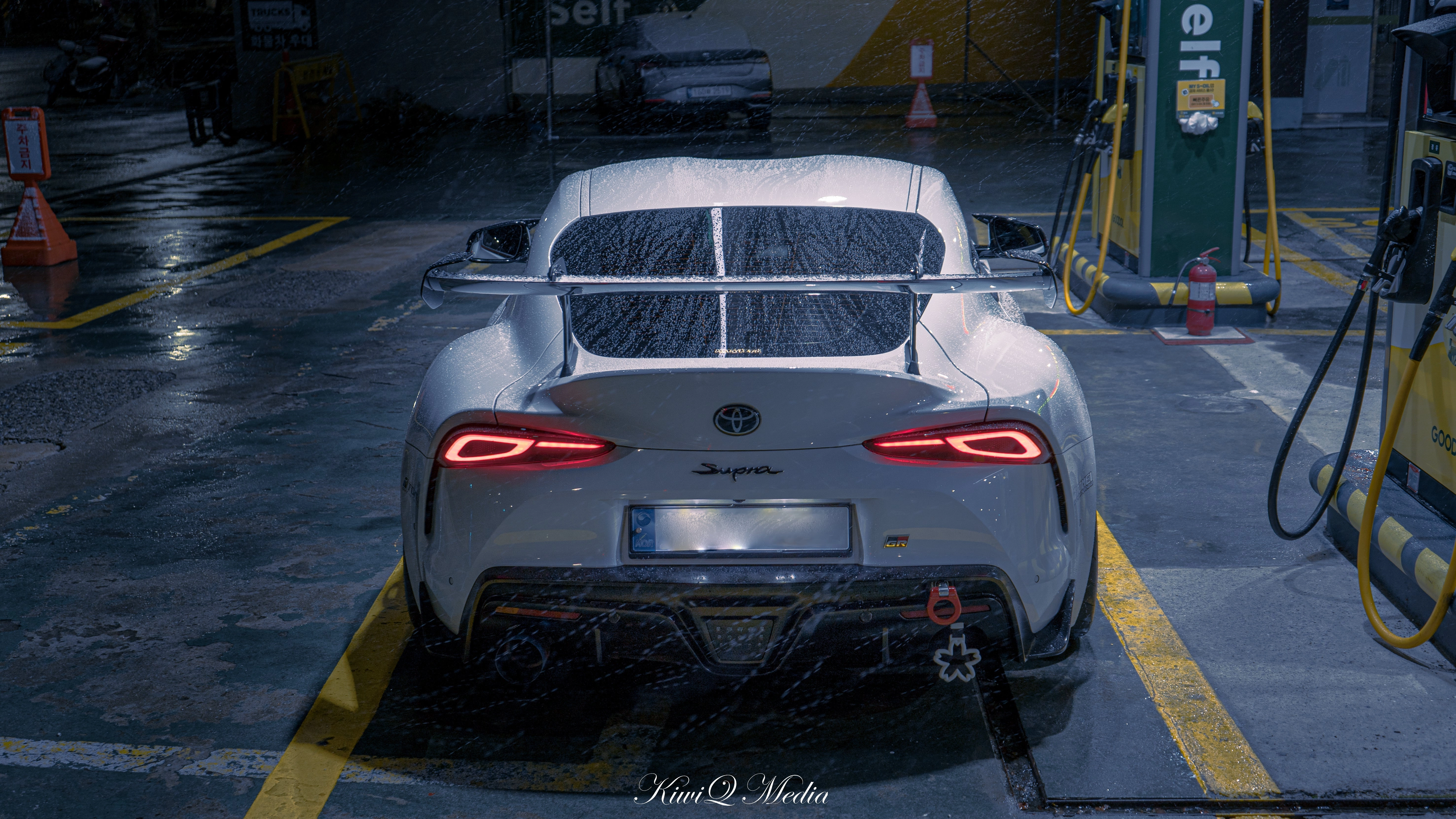 Toyota GR Supra A90 Carbon Fiber AT-R2 Taller Swan Neck Wing 2019 