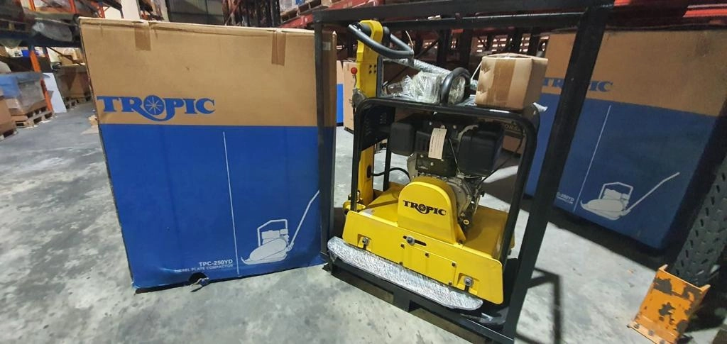 Tropic 5.0hp Diesel Plate Compactor W/ Yanmar Engine L48 | Model : T-TPC100YD