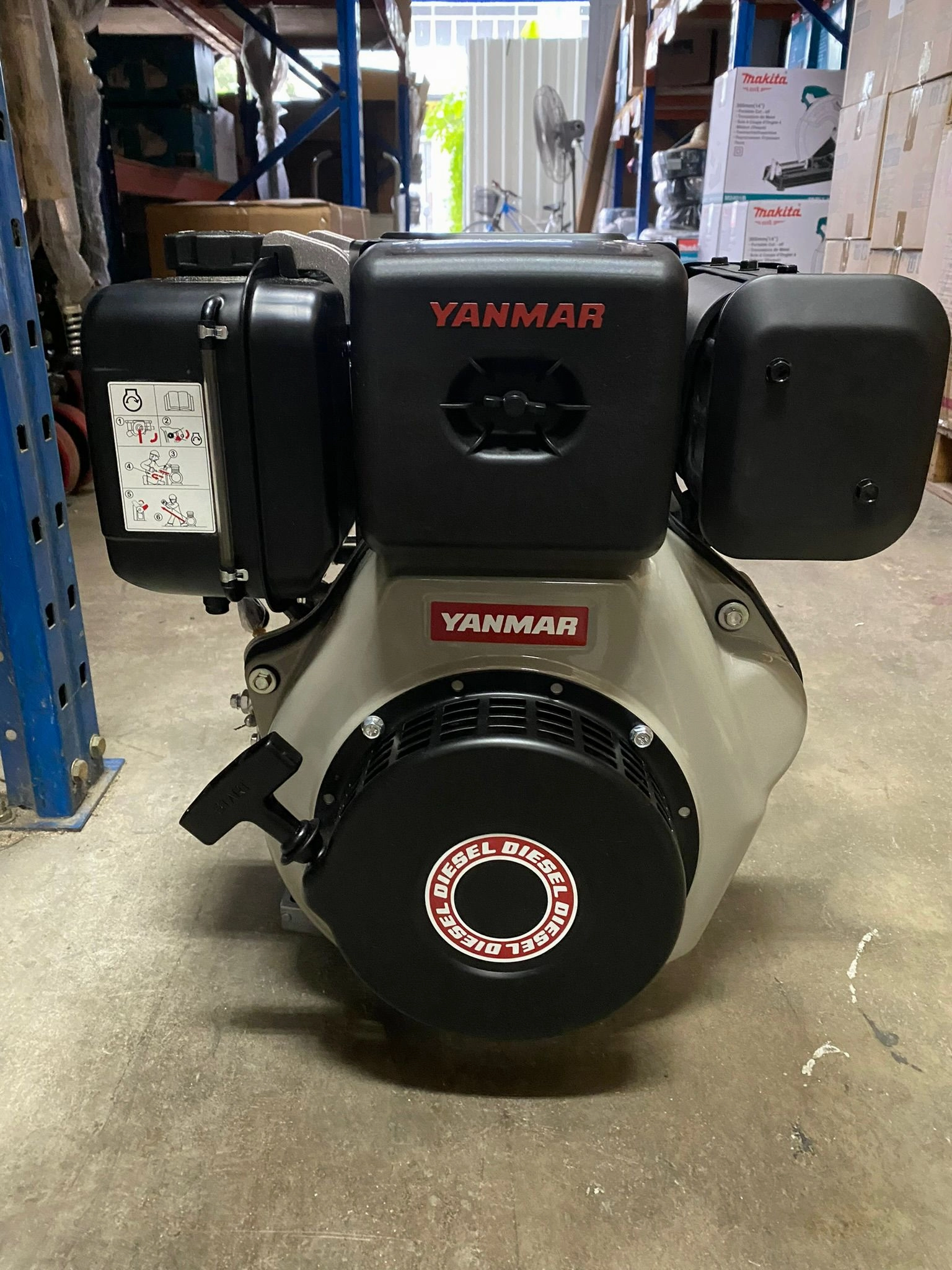 Yanmar L100 4Stroke , 7.4kW Engine (Manual) | Model : L100N6-MTM